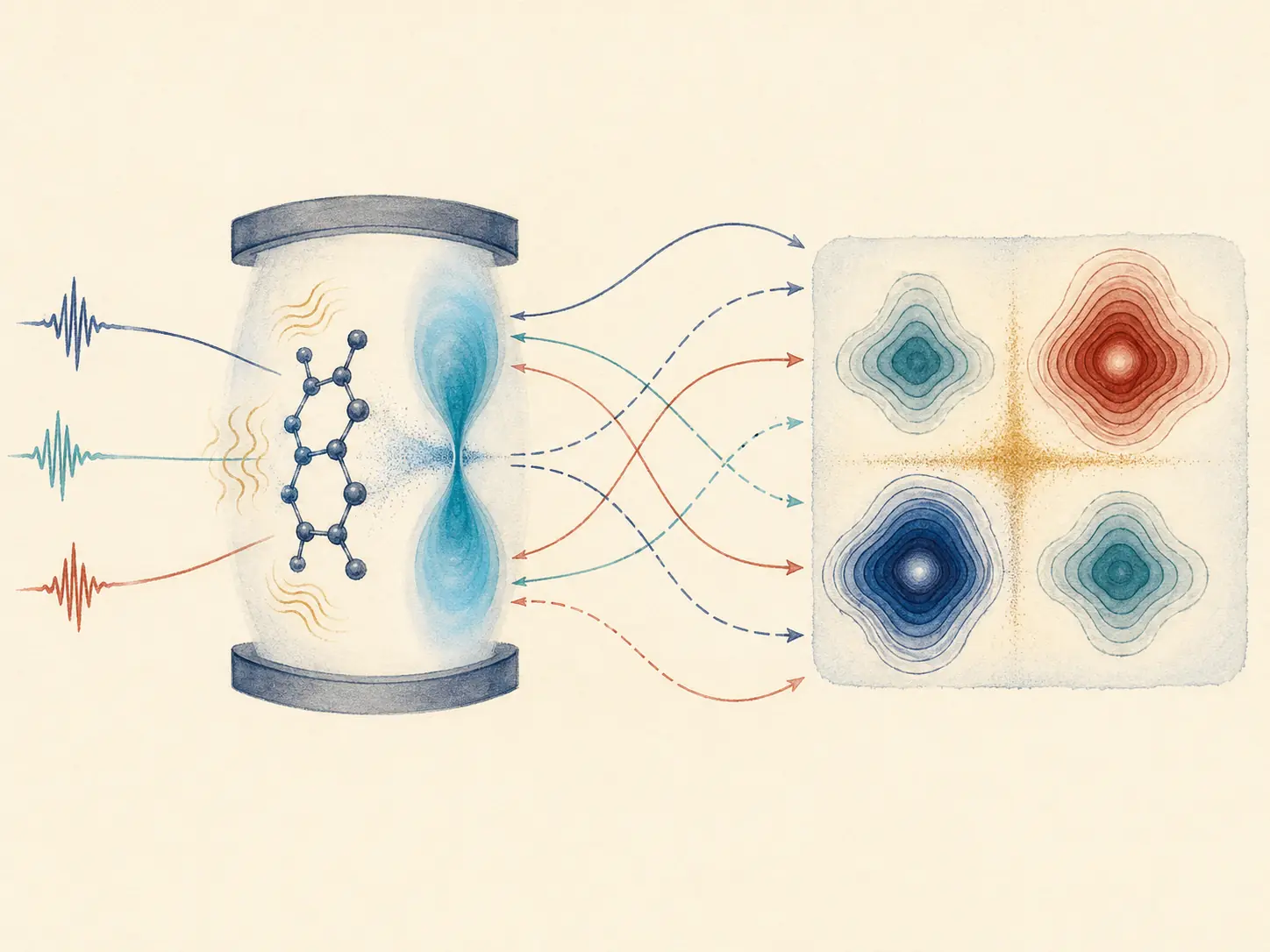Ultrafast pulse pathways connecting an exciton-polariton Hamiltonian to a two-dimensional spectrum