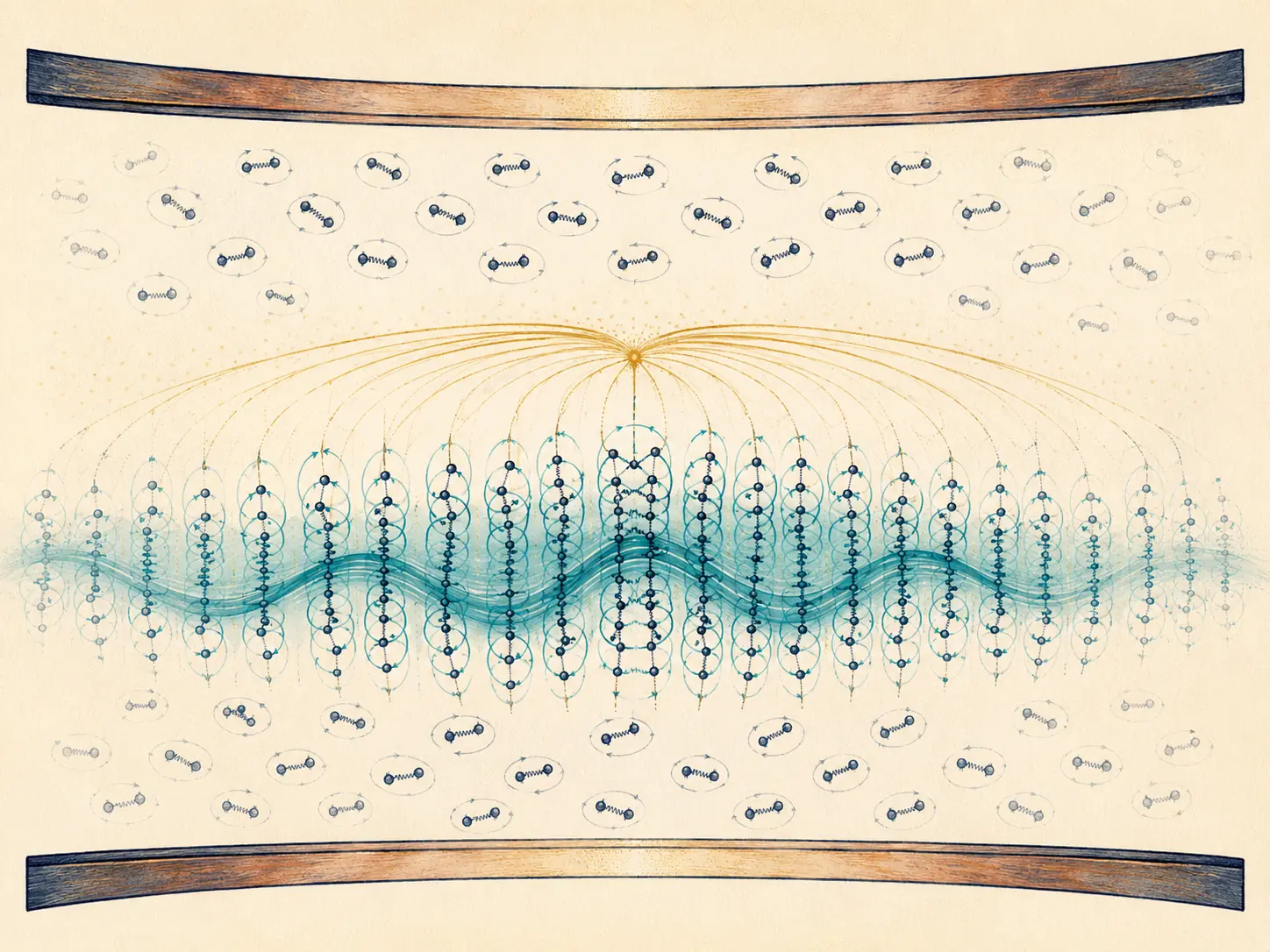 Molecular vibrations forming a collective macroscopic state inside an optical cavity